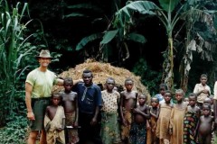 Bij de pygmeeën in Centraal Afrika Republiek
